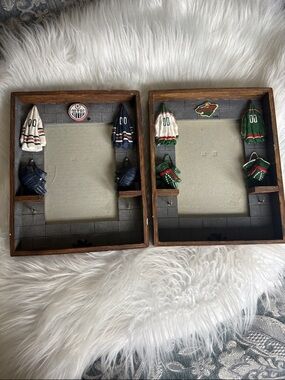 3D Hockey shadow box picture frames